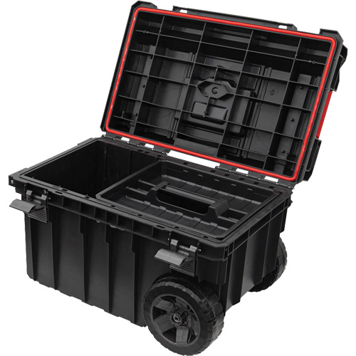Arx&reg; Rolling Tool Chest, 23-4/5" x 16" x 15-3/5", Black Action Paper