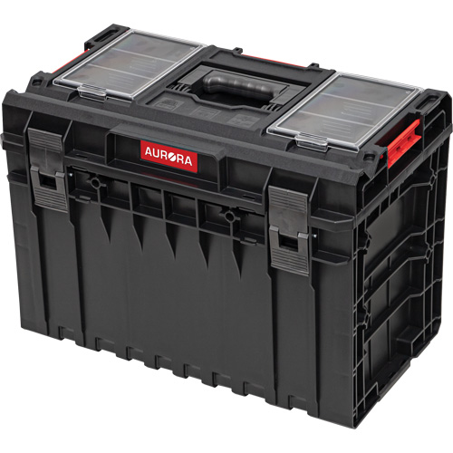 Arx Large Toolbox, 23" x 15-1/5" x 16-1/2", Black Action Paper