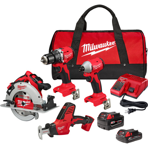 Trousse combin&eacute;e 4 outils, Lithium-ion, 18 V Action Paper