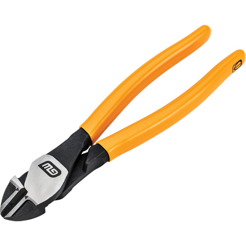 PITBULL Diagonal Cutting Plier Dipped Handle, 8" L Action Paper