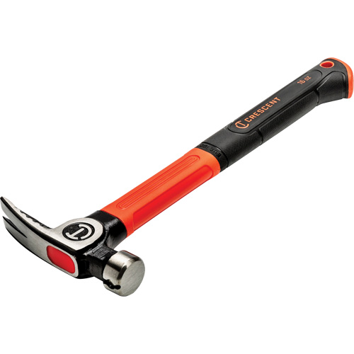 General Purpose Hammer, 16 oz., Fibreglass/Cushion Handle, 14" L Action Paper