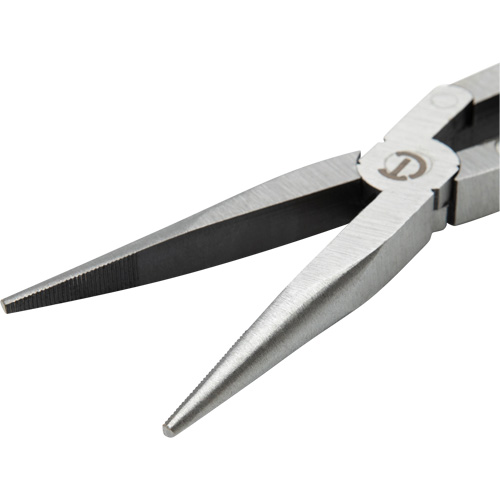 X2 Straight and Bent Long Nose Dual Material Plier Set, 2 Pieces Action Paper