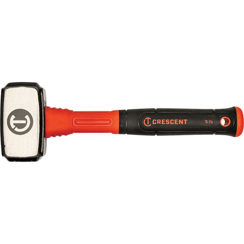 Marteau perforateur, 3 lb, Prise en Fibre de verre, 4" lo Action Paper