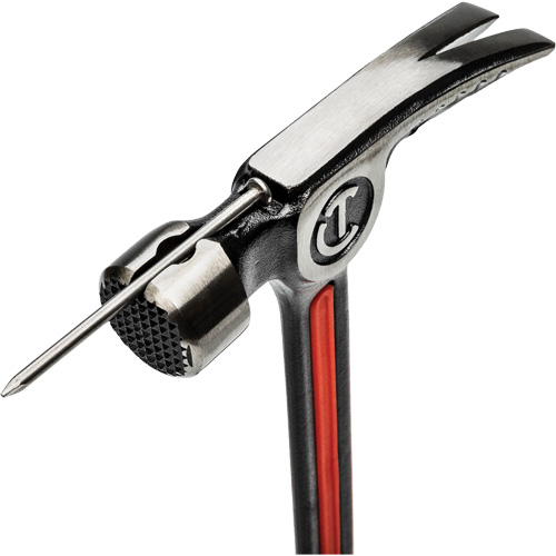 Marteau de charpente en acier avec face meul&eacute;e, 22 oz, Prise en Acier plein, 16" lo Action Paper