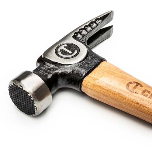 Marteau de charpente &agrave; face meul&eacute;e, 22 oz, Prise en Bois, 18" lo Action Paper