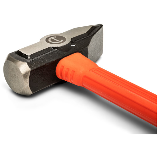 Fiberglass Blacksmith Hammer, 2.5 lbs Head Weight, 13-1/2" L Action Paper