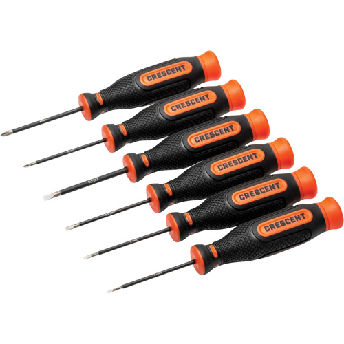 Diamond Tip Precision Screwdriver Set, 6 Action Paper