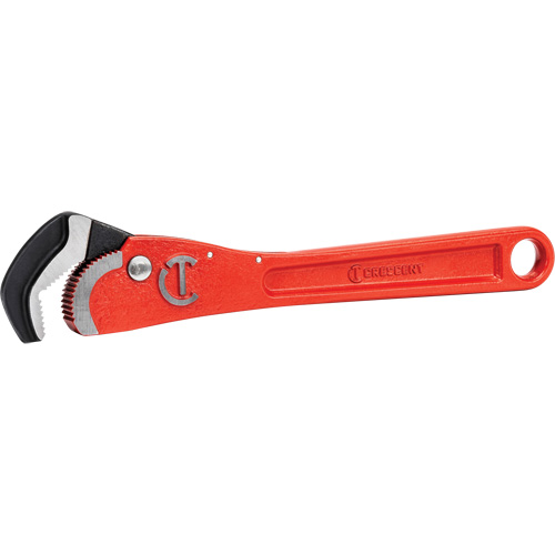 Cl&eacute; pour tuyau acier auto-ajustable, Cap des m&acirc;choires 1-1/2", Longueur 12", Fini Rev&ecirc;tement en poudre, Prise Non-ergonomique Action Paper