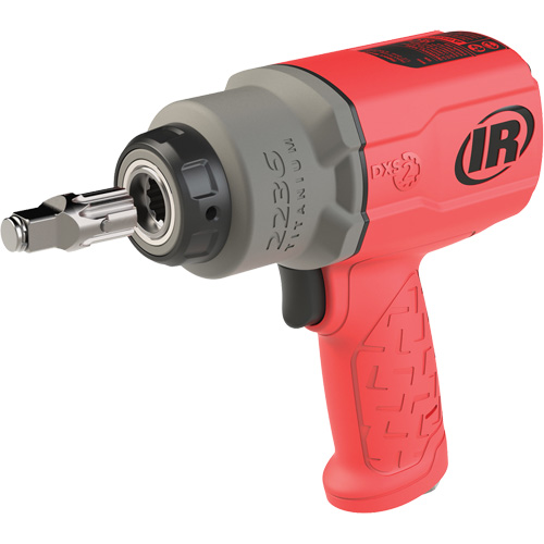 Red Air Impact Wrench, 1/2" Drive, 1/4" NPT Air Inlet, 7500 No Load RPM Action Paper