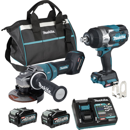 XGT Brushless 2-Tool Combo Kit, Lithium-Ion, 40 V Action Paper