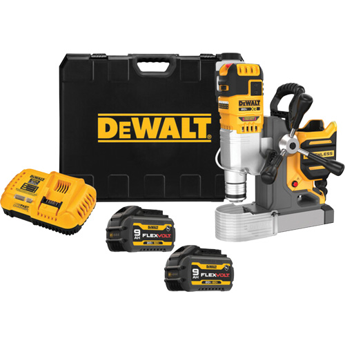 MAX* XR&reg; Cordless Brushless Magnetic Drill Press Kit, 2" Action Paper