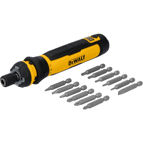 Jeu de tournevis sans fil de 14 morceaux avec commande FLEXDRIVE, 4 V, 44 lb-po/5 Nm couple max. Action Paper