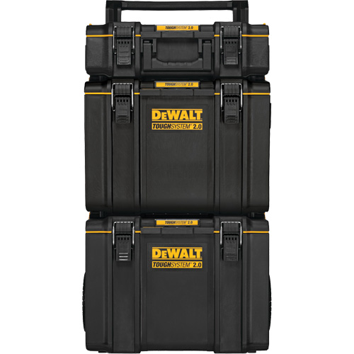 Syst&egrave;me de rangement sur roues TOUGHSYSTEM 2.0, 24" x 20-2/5" x 34-1/2", Noir/Jaune Action Paper