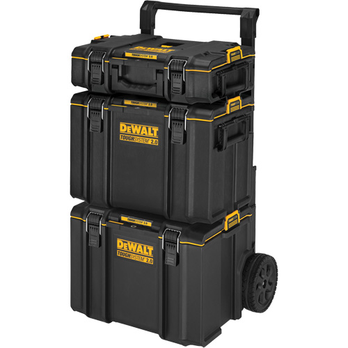 Syst&egrave;me de rangement sur roues TOUGHSYSTEM 2.0, 24" x 20-2/5" x 34-1/2", Noir/Jaune Action Paper