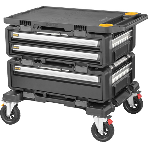 TOUGHSYSTEM&reg; 2.0 DXL 4-in-1 Modular Workstation, 34" x 25-4/5" x 30", Black/Yellow Action Paper
