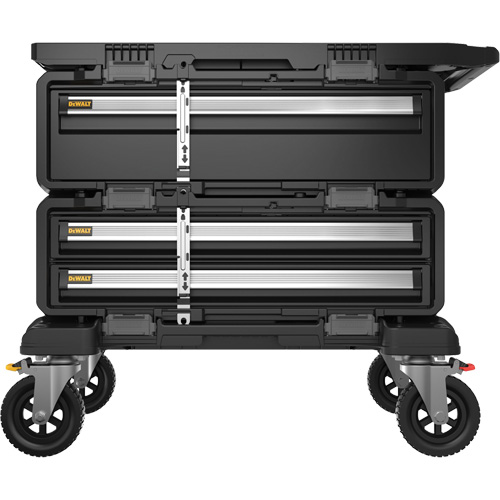 TOUGHSYSTEM&reg; 2.0 DXL 4-in-1 Modular Workstation, 34" x 25-4/5" x 30", Black/Yellow Action Paper