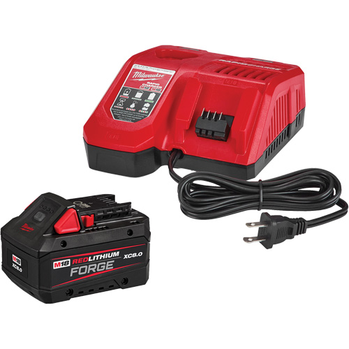 Ensemble de batterie de d&eacute;marrage M18 Redlithium Forge XC8.0, 18 V, Lithium-ion Action Paper