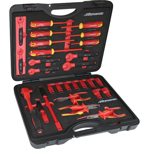 Insulated Tool Set, 1000 V, 28 Pcs Action Paper