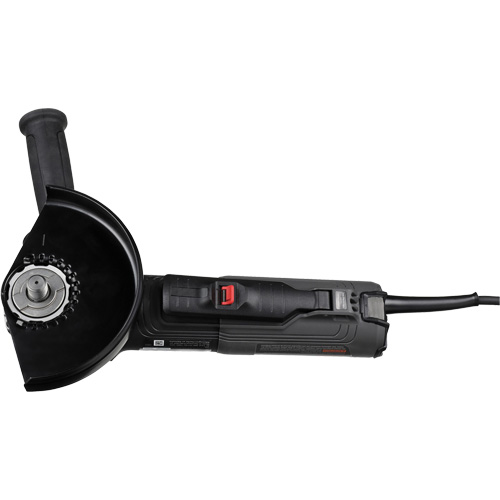 Electric Angle Grinder with Paddle Switch, 6", 120 V, 9300 RPM Action Paper