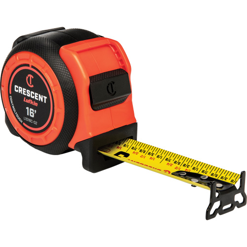 CONTROLTOUCH Tape Measure, 1-3/16" x 16', SAE Graduations Action Paper
