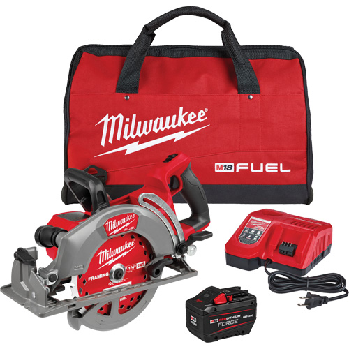 M18 Fuel Rear Handle Circular Saw Kit, 7-1/4", 18 V Action Paper