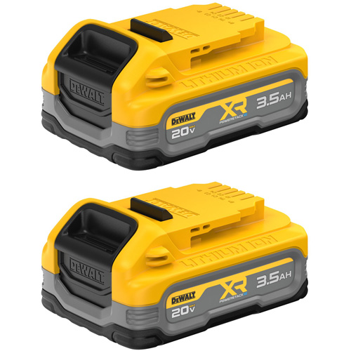XR POWERSTACK Battery - 2-Pack , Lithium-Ion, 20 V, 3.5 Ah Action Paper