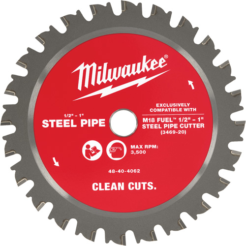 Steel Pipe Cutting Blade Action Paper