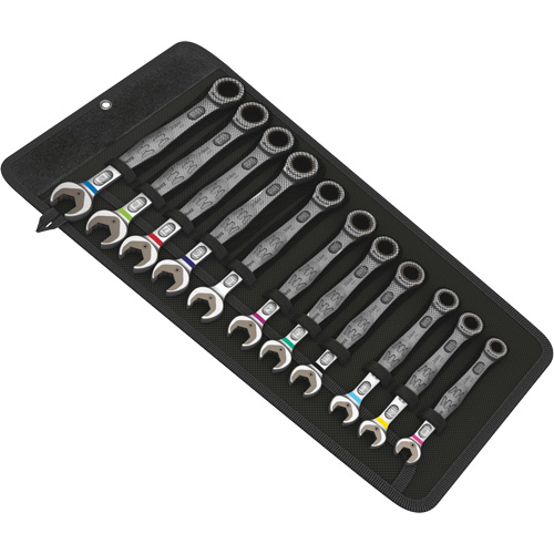 6000 Joker Ratcheting Combination Wrench Set, Combination, 11 Pieces, Metric Action Paper