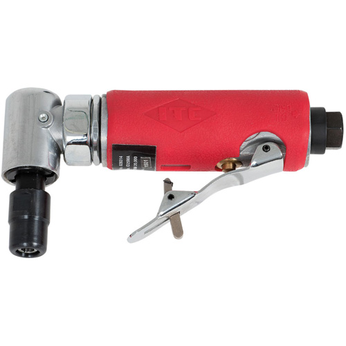 ID25MA Mini Die Grinder with 90° Angled Head, 1/4" Collet, 20000 RPM Action Paper