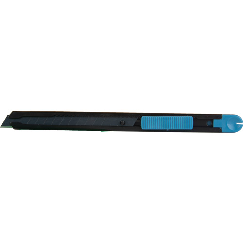 9mm Standard-Duty Knife, Stainless Steel, Plastic Handle Action Paper