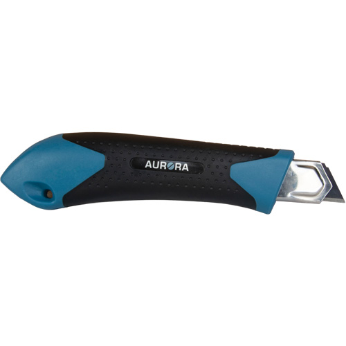 18mm Professional Knife, Stainless Steel, Heavy-Duty, Rubber Handle Action Paper