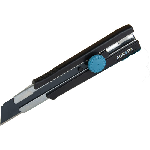 25mm Retractable Knife, Stainless Steel, Heavy-Duty, Rubber Handle Action Paper