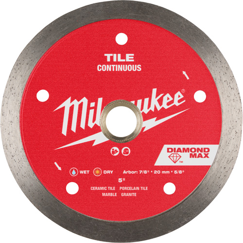 Lame diamant&eacute;e continue pour tuile DIAMOND MAX Action Paper