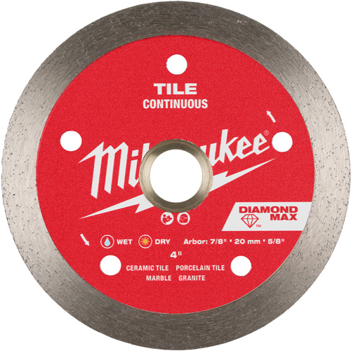 Lame diamant&eacute;e continue pour tuile DIAMOND MAX Action Paper
