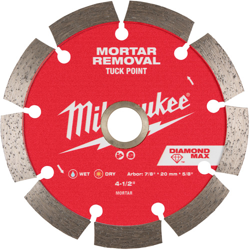 DIAMOND MAX Tuck Point Diamond Blade Action Paper