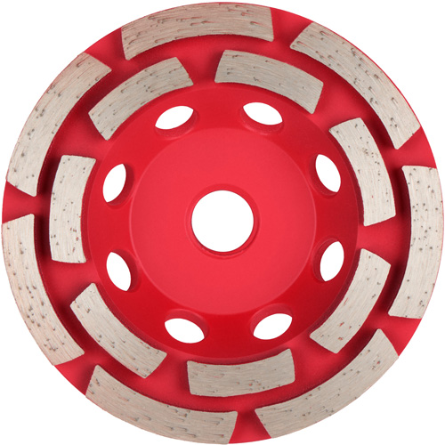 DIAMOND MAX Double Row Diamond Cup Wheel Action Paper