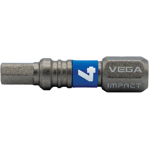 Impactech&reg; Insert Bit, Hex, 4 mm, 1/4" Drive Action Paper