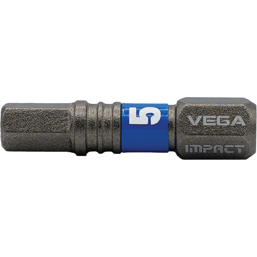 Impactech&reg; Insert Bit, Hex, 5 mm, 1/4" Drive Action Paper