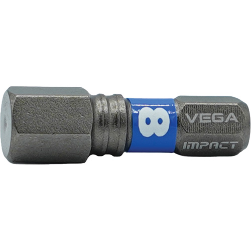 Embout Impactech, Hexagonale, 8 mm, Prise 1/4" Action Paper