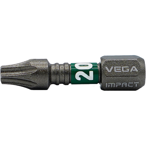 Embout Impactech, Torx inviolable, T-20, Prise 1/4" Action Paper