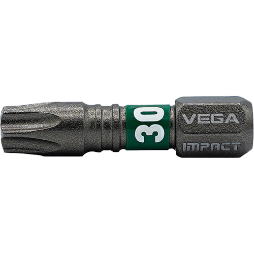 Impactech&reg; Insert Bit, Torx&reg; Tamper, T-30, 1/4" Drive Action Paper