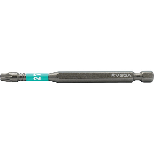 Impactech&reg; Power Bit, Torx, T-27 Tip, 1/4" Drive Size, 3-1/2" Length Action Paper