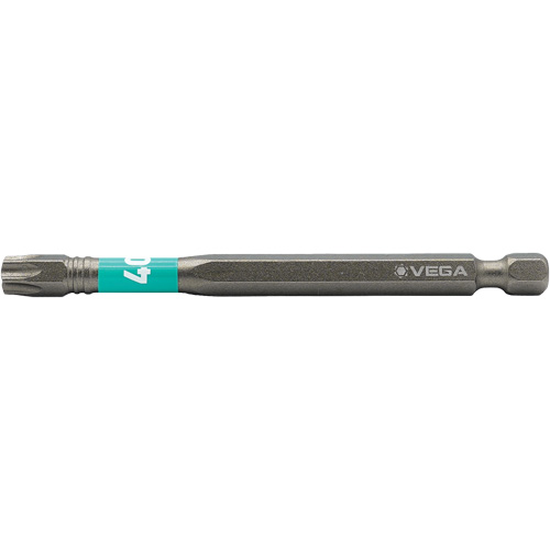 Embout pour outils &eacute;lectriques Impactech, Torx, Embout T-40, Prise 1/4", Longueur 3-1/2" Action Paper
