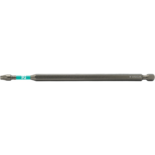 Impactech&reg; Power Bit, Torx, T-25 Tip, 1/4" Drive Size, 6" Length Action Paper
