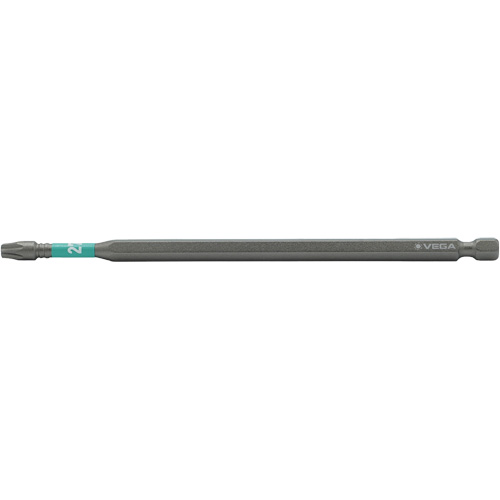 Impactech&reg; Power Bit, Torx, T-27 Tip, 1/4" Drive Size, 6" Length Action Paper