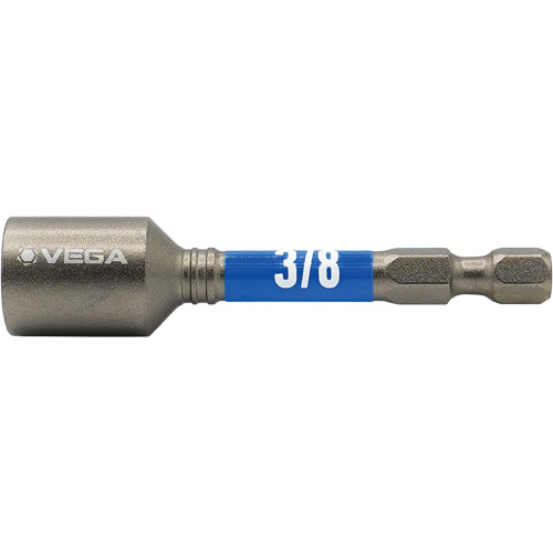 Impactech&reg; Nut Driver, 3/8" Tip, 1/4" Drive, 2-9/16" L, Magnetic Action Paper