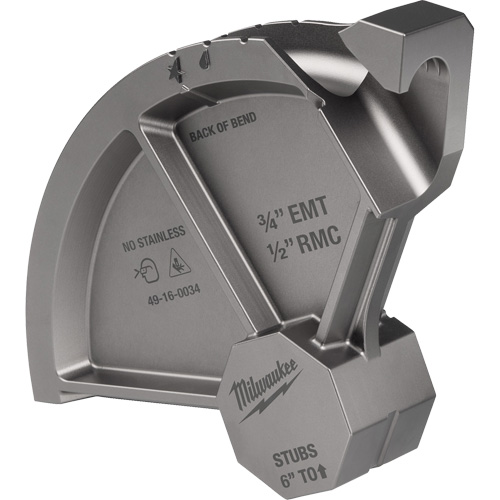 3/4” EMT / 1/2” RMC Conduit Bending Shoe Action Paper