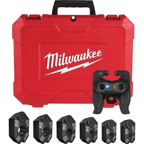 Ensemble d'anneaux de presse pivotant 1/4" - 7/8" RLS pour l'outil &agrave; presse M12 FORCE LOGIC Action Paper