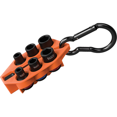 Grab-And-Go Impact Socket Set, SAE, 7 Pcs, Impact, 3/8" Drive Size Action Paper