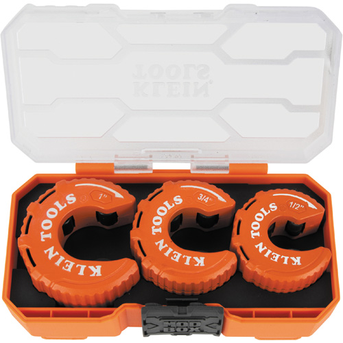 3-Piece C-Style Copper Tubing Cutter Set, 1/2"/3/4"/1" Capacity Action Paper